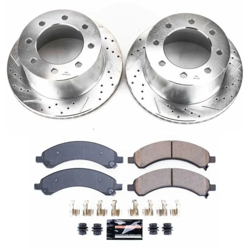 PowerStop Z23 Evolution Sport Rear Brake Kit fits 2003-2008 Chevrolet Express 3500 / 2006-2008 Chevrolet Express 3500 LT /...