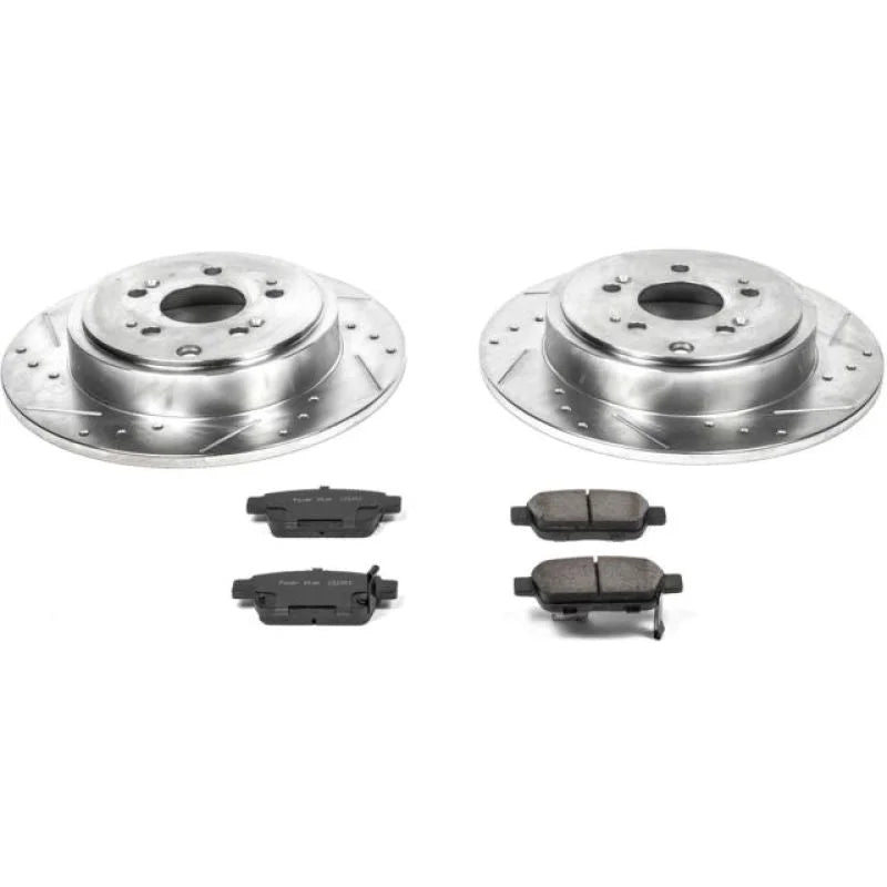 PowerStop Z23 Evolution Sport Rear Brake Kit fits 2006-2014 Honda Ridgeline - Main Product View