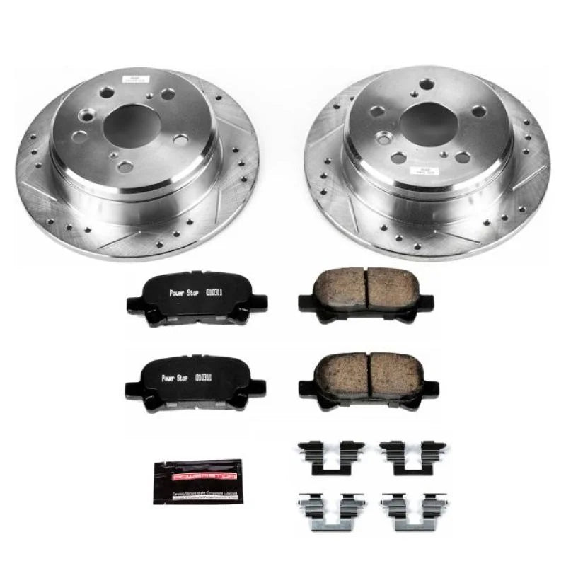 PowerStop Z23 Evolution Sport Rear Brake Kit fits Toyota Camry / 2000-2001 Toyota Camry LE / 1999-2003 Toyota Solara SE - ...