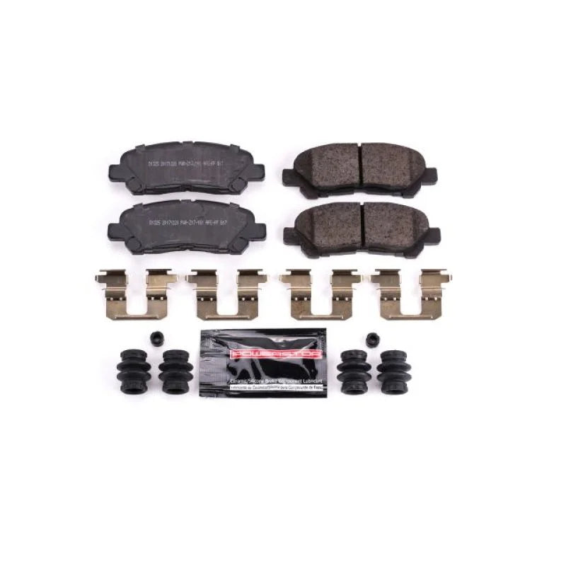 PowerStop Z23 Evolution Sport Rear Brake Pads w/Hardware fits 2008-2013 Toyota Highlander - Main Product View