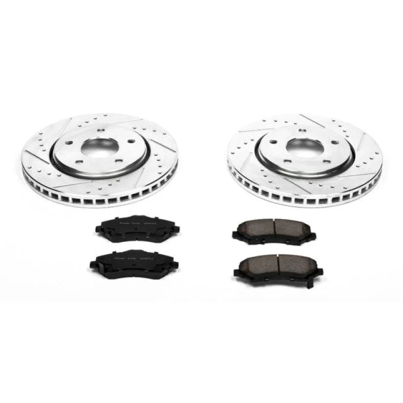 PowerStop Z23 Front Brake Kit fits Chrysler Town / 2008-2016 Chrysler Town & / 2014-2016 Dodge Grand Caravan - Main Produc...