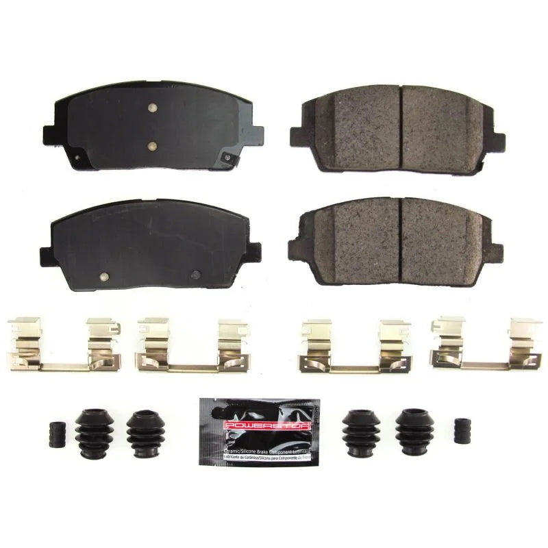 PowerStop Z23 Front Brake Pads w/Hardware fits 2020-2025 Hyundai Palisade / 2020-2024 Kia Telluride - Main Product View