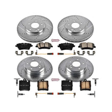 Load image into Gallery viewer, PowerStop Z23 Front &amp; Rear Brake Kit fits 2003 Mercedes-Benz C230 / 2003-2005 Mercedes-Benz C240 / 2006-2007 Mercedes-Benz...