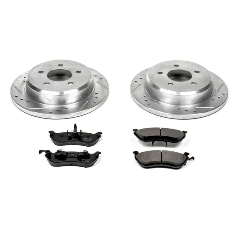 PowerStop Z23 Rear Brake Kit fits 1996-2002 Ford Crown Victoria / 1996-2002 Lincoln Town Car / 1996-2002 Mercury Grand Mar...