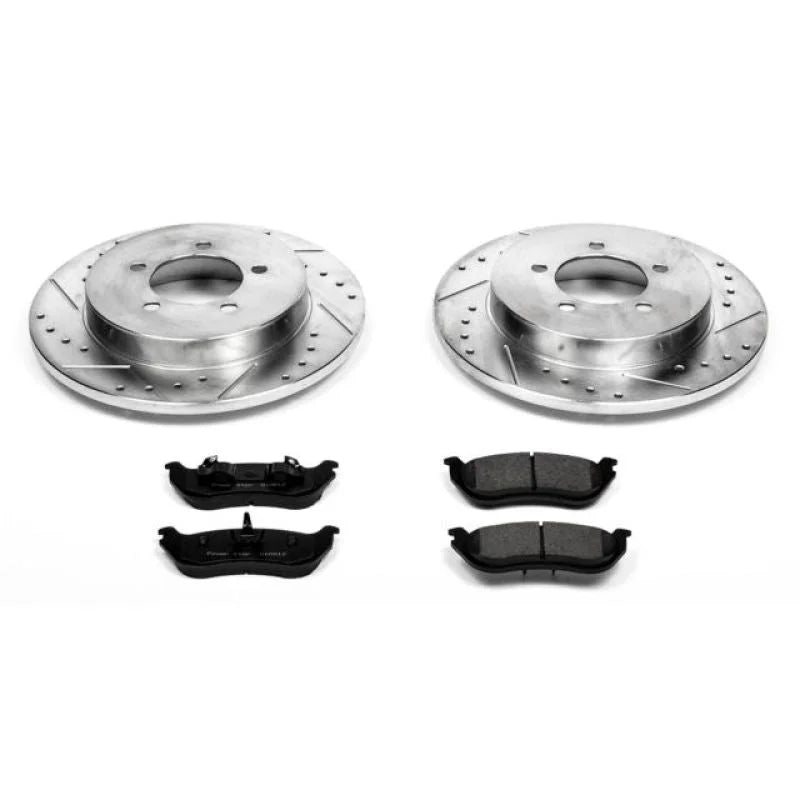 PowerStop Z23 Rear Brake Kit fits 2002-2005 Ford Explorer / 2002-2005 Ford Explorer Eddie / 2002-2004 Mercury Mountaineer ...