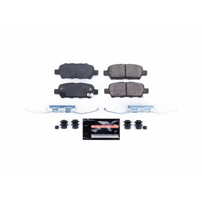PowerStop Z23 Rear Brake Pads w/Hardware fits 2008-2010 Infiniti EX35 / 2009-2010 Infiniti FX35 / 2006-2008 Infiniti G35 /...