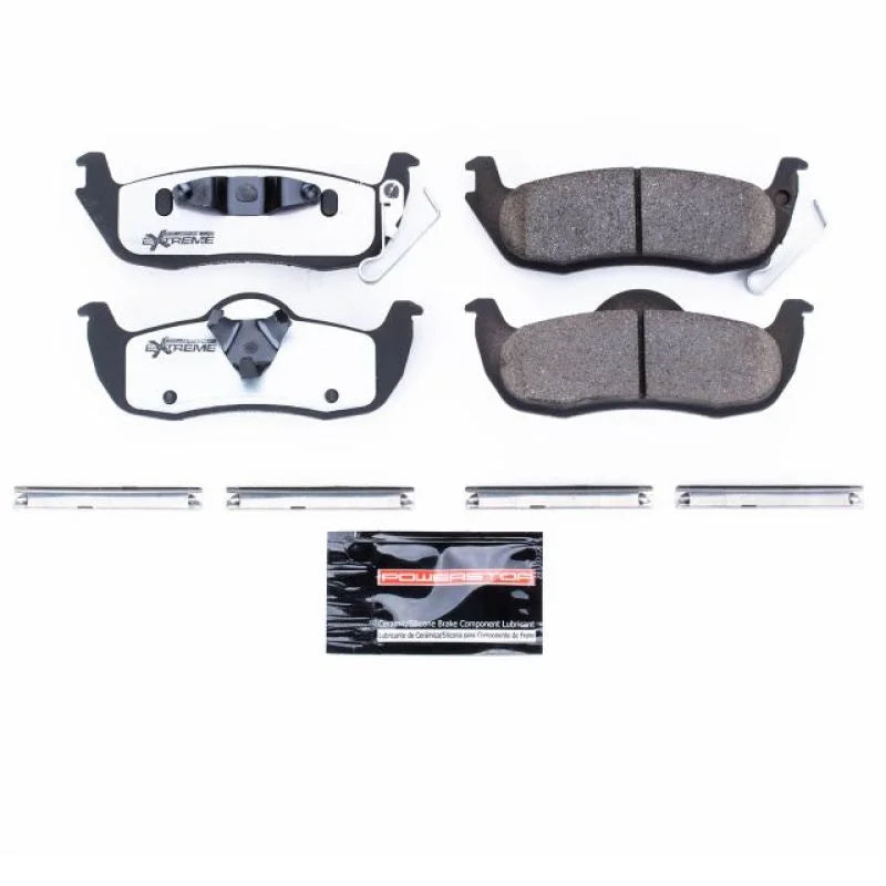 PowerStop Z26 Extreme Street Brake Pads w/Hardware fits 2005-2010 Jeep Commander / Grand Cherokee - Main Product View