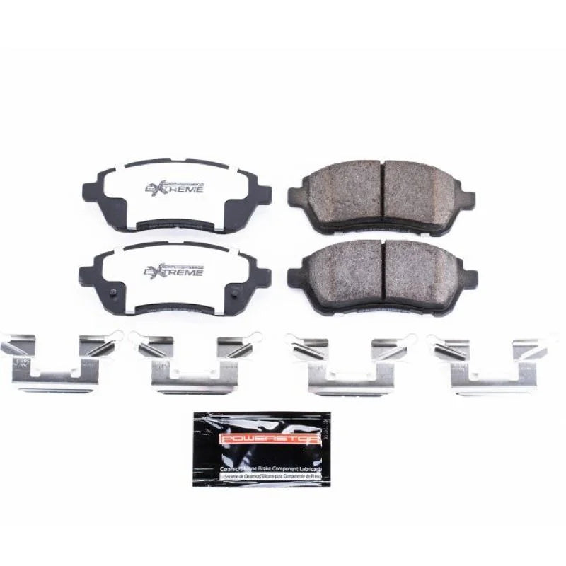 PowerStop Z26 Extreme Street Brake Pads w/Hardware fits 2011-2019 Ford Fiesta - Main Product View