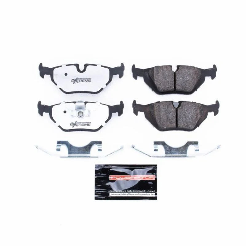 PowerStop Z26 Extreme Street Brake Pads w/Hardware Rear fits 2000 BMW 323I / 2001-2006 BMW 325CI / 2001-2005 BMW 325I / 20...