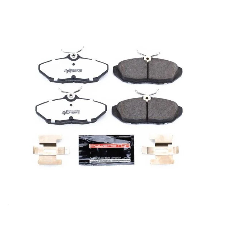 PowerStop Z26 Extreme Street Brake Pads w/Hardware Rear fits 2001 2002 Dodge Viper Acr / 1993-1997 2002-2005 Ford Thunderb...