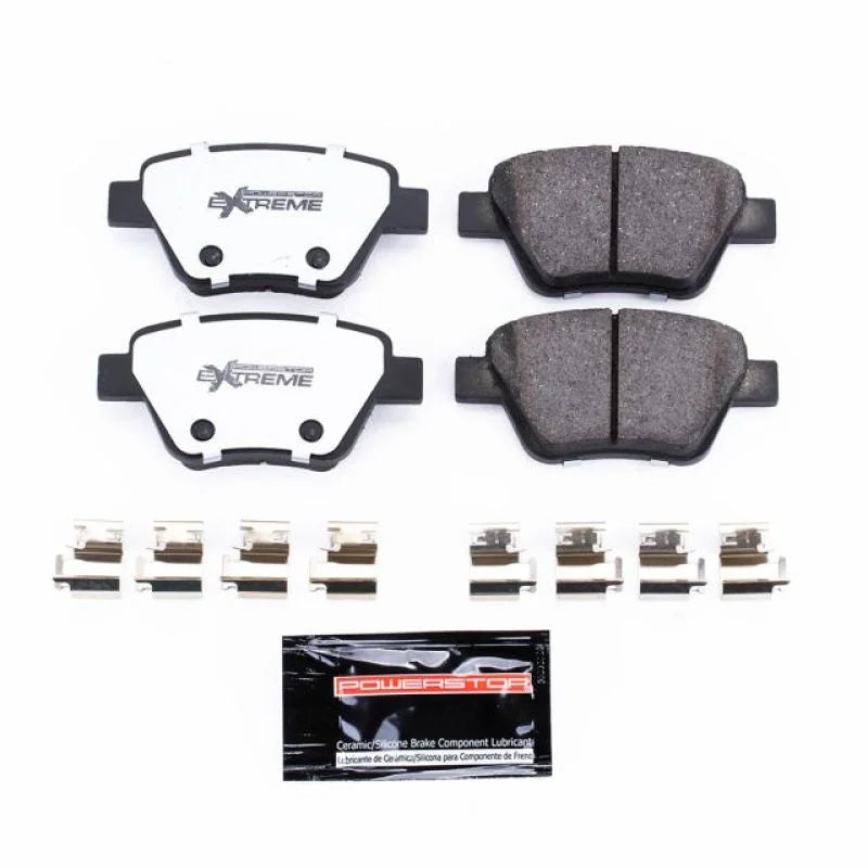 PowerStop Z26 Extreme Street Rear Brake Pads w/Hardware fits 2010-2013 Audi A3 / 2010-2013 Audi A3 Quattro / 2012 2013 Vol...