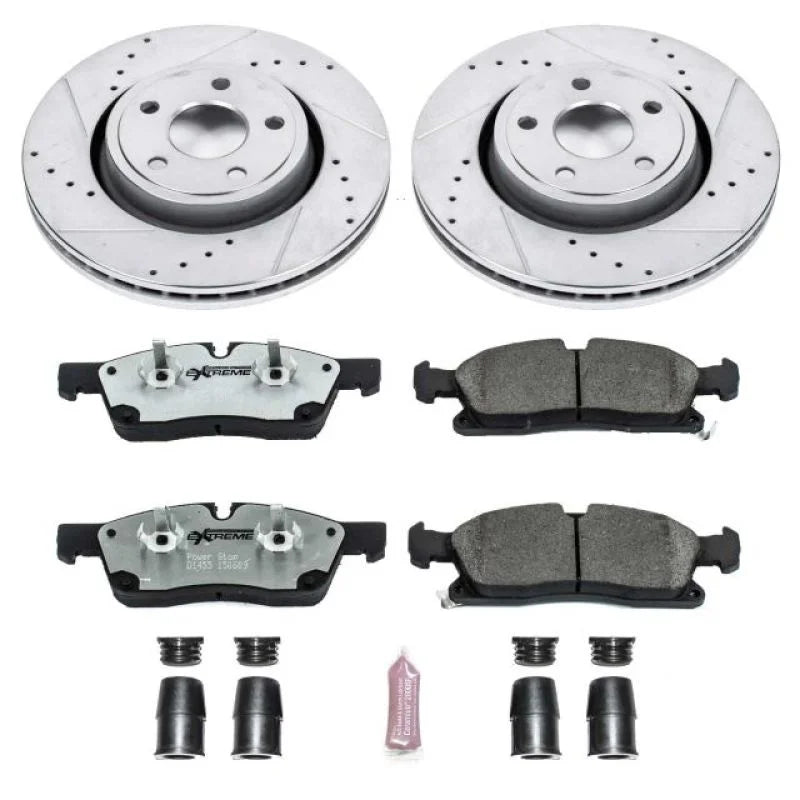 PowerStop Z26 Street Brake Kit fits 2012-2020 Dodge DURANGO / 2011-2020 Dodge DURANGO Citadel / 2011-2013 Dodge DURANGO CR...