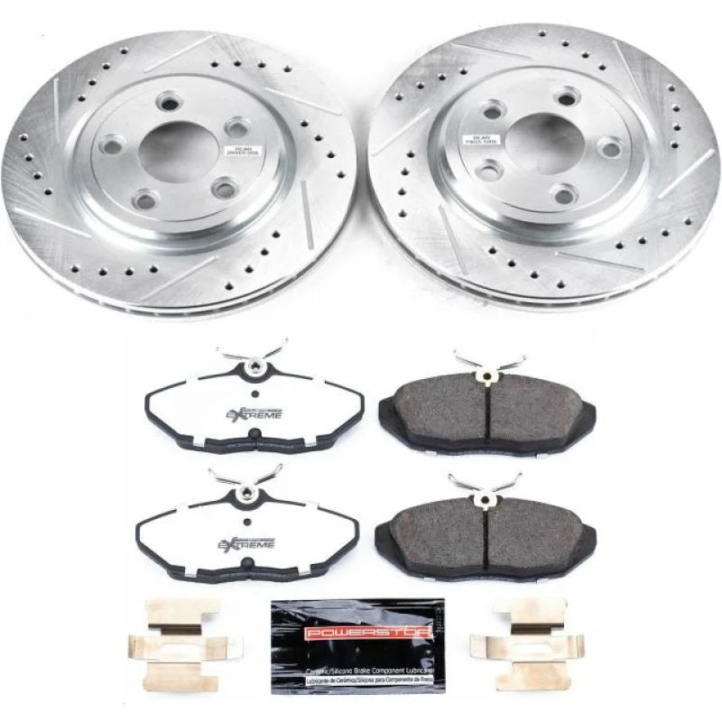 PowerStop Z26 Street Rear Brake Kit fits 2002-2005 Ford Thunderbird / 2000-2002 Jaguar S-Type - Main Product View
