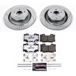 Load image into Gallery viewer, PowerStop Z26 Street Rear Brake Kit fits 2011-2013 Infiniti G37 IPL / 2008-2013 Infiniti G37 SPORT / 2014 2015 Infiniti Q6...