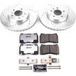 Load image into Gallery viewer, PowerStop Z26 Street Warrior Brake Kit Front fits 2013-2018 Cadillac ATS - Main Product View