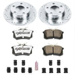 Load image into Gallery viewer, PowerStop Z26 Street Warrior Brake Kit Rear fits 1999-2004 Audi A6 Quattro Avant - Main Product View