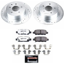 Load image into Gallery viewer, PowerStop Z26 Street Warrior Brake Kit Rear fits 2007-2010 Nissan Altima - Main Product View