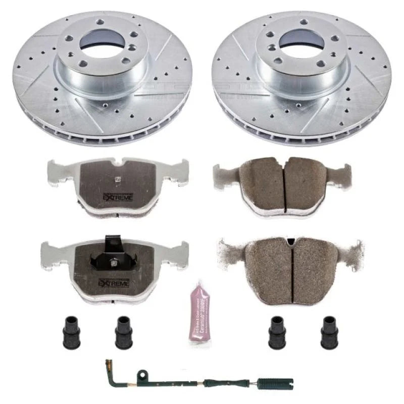 PowerStop Z26 Street Warrior Brake Kit fits 1997-2000 BMW 540I - Main Product View