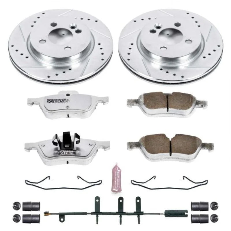 PowerStop Z26 Street Warrior Brake Kit fits 2007-2008 Mini Cooper - Main Product View