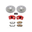 Load image into Gallery viewer, PowerStop Z26 Street Warrior Brake Kit w/Calipers Front fits 2007-2010 Nissan Altima