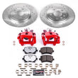 Load image into Gallery viewer, PowerStop Z26 Street Warrior Brake Kit w/Calipers Rear fits 2005-2009 Audi A4 / A4 Quattro