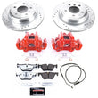 Load image into Gallery viewer, PowerStop Z26 Street Warrior Brake Kit w/Calipers Rear fits 2013-2018 BMW 320I Xdrive / 2014-2018 BMW 328D Xdrive / 2016 B...