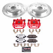Load image into Gallery viewer, PowerStop Z26 Street Warrior Brake Kit w/Calipers fits 2011-2025 Nissan Leaf / Nissan Leaf / 2014-2020 Nissan Rogue / 2017...