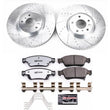 Load image into Gallery viewer, PowerStop Z26 Street Warrior Front Brake Kit fits 2007-2008 Infiniti G35 SPORT / 2008-2013 Infiniti G37 / 2012-2013 Infini...