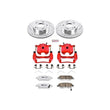 Load image into Gallery viewer, PowerStop Z26 Street Warrior Front Brake Kit w/Calipers fits 2002-2006 Acura RSX / 2004-2005 Honda Civic Si