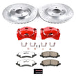 Load image into Gallery viewer, PowerStop Z26 Street Warrior Front Brake Kit w/Calipers fits 2008-2016 Mitsubishi Lancer / 2007-2020 Mitsubishi Outlander ...