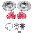 Load image into Gallery viewer, PowerStop Z26 Street Warrior Front Brake Kit w/Calipers fits BMW 328I / 2009 2010 BMW 328I xDrive / 2008 BMW 328XI
