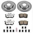 Load image into Gallery viewer, PowerStop Z26 Street Warrior Rear Brake Kit fits Audi S4 / 2001-2002 Audi S4 Avant / 2000-2002 Audi S4 - Main Product View