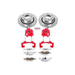 Load image into Gallery viewer, PowerStop Z26 Street Warrior Rear Brake Kit w/Calipers fits 2003-2005 BMW Z4 3.0I / 2006-2008 BMW Z4 COUPE 3.0SI