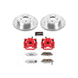 Load image into Gallery viewer, PowerStop Z26 Street Warrior Rear Brake Kit w/Calipers fits 2003-2008 Infiniti FX35 / 2003-2008 Infiniti FX45