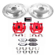 Load image into Gallery viewer, PowerStop Z26 Street Warrior Rear Brake Kit w/Calipers fits 2008-2015 Nissan Rogue / Rogue Select