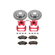 Load image into Gallery viewer, PowerStop Z36 &amp; Tow Brake Kit w/Calipers Front fits 2010 2011 Dodge Nitro Detonator / 2007-2009 Dodge Nitro R/T / 2009-201...