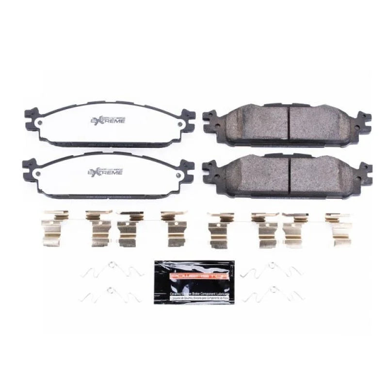 PowerStop Z36 & Tow Brake Pads w/Hardware fits 2011-2019 Ford Explorer / 2013-2019 Ford Explorer SPORT / 2012-2019 Ford Fl...