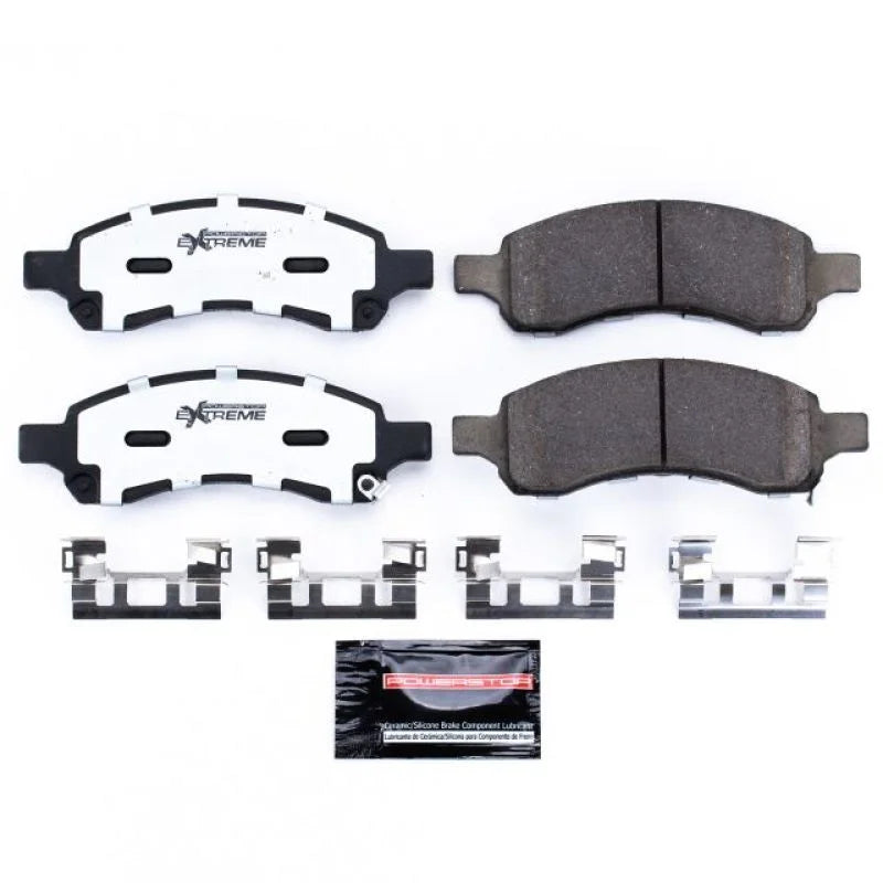 PowerStop Z36 & Tow Front Brake Pads w/Hardware fits 2012 2013 Buick Enclave / 2008-2011 Buick Enclave CX / 2014-2017 Buic...