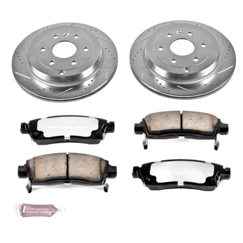 PowerStop Z36 & Tow Rear Brake Kit fits 2012 Buick Enclave / 2008-2011 Buick Enclave CX / 2014-2017 Buick Enclave Convenie...