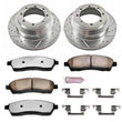 Load image into Gallery viewer, PowerStop Z36 Truck &amp; Tow Brake Kit Rear fits 1999-2004 Ford F-350 Super Duty - Main Product View