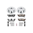 Load image into Gallery viewer, PowerStop Z36 Truck &amp; Tow Brake Kit Rear fits 2003-2007 Jeep Liberty / 2003-2007 Jeep Wrangler - Main Product View