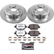 Load image into Gallery viewer, PowerStop Z36 Truck &amp; Tow Brake Kit Rear fits 2007-2011 Volvo S80 3.2 / 2011 Volvo S80 T6 - Main Product View