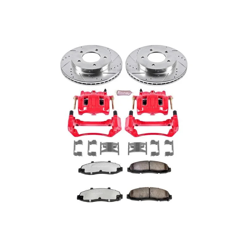 PowerStop Z36 Truck & Tow Brake Kit w/Calipers fits 1997-2000 Ford F-150 / 1997-1998 Ford F-150 Lariat