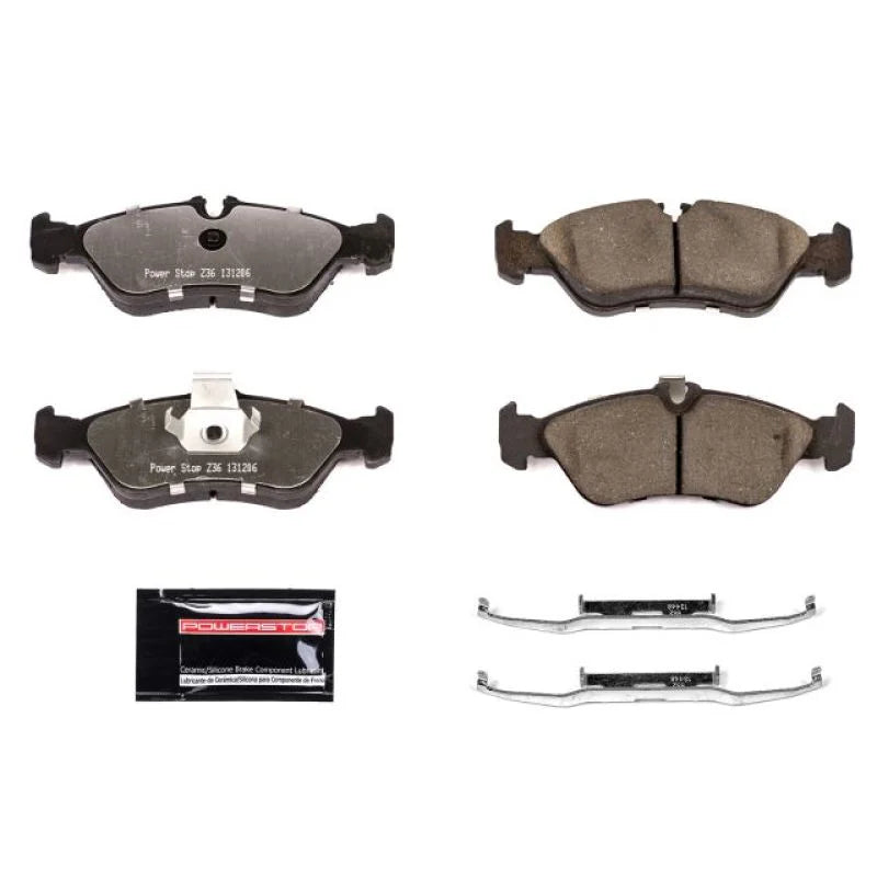 PowerStop Z36 Truck & Tow Brake Pad w/Hardware Rear fits 2003-2006 Dodge Sprinter 2500 / 2003-2006 Dodge Sprinter 3500 / 2...