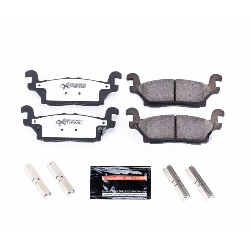 PowerStop Z36 Truck & Tow Brake Pads w/Hardware fits 2006-2010 Hummer H3 / H3T - Main Product View