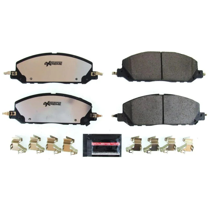 PowerStop Z36 Truck & Tow Front Brake Pads w/Hardware fits Ford Explorer / 2020-2023 Ford Explorer LIMITED Hybrid / 2020-2...