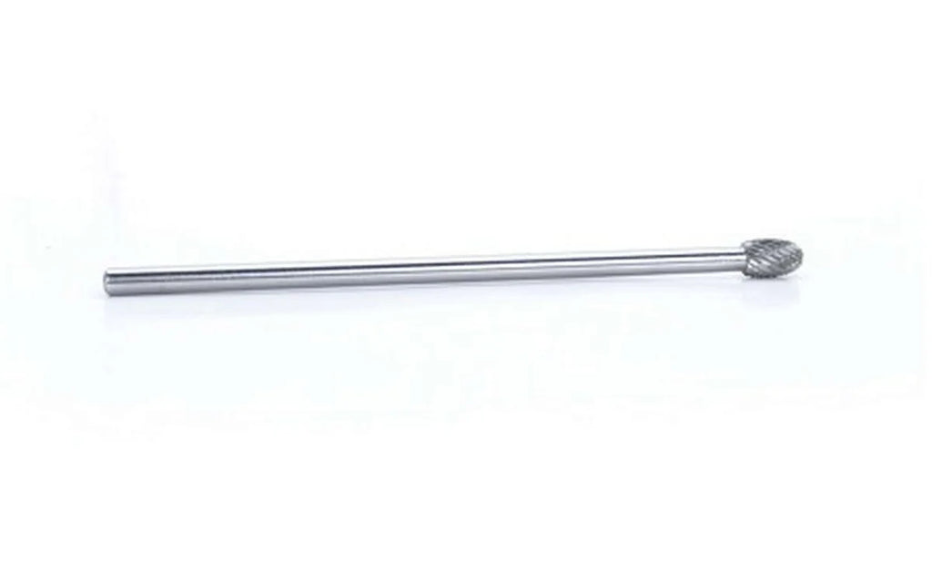Powerhouse Products Carbide Burr - Dbl Cut Solid 3/8 Oval w/6in Shk