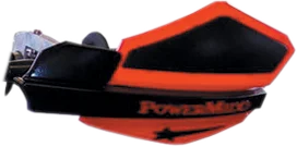 Powermadd Handguards - Orange/Black - Side View