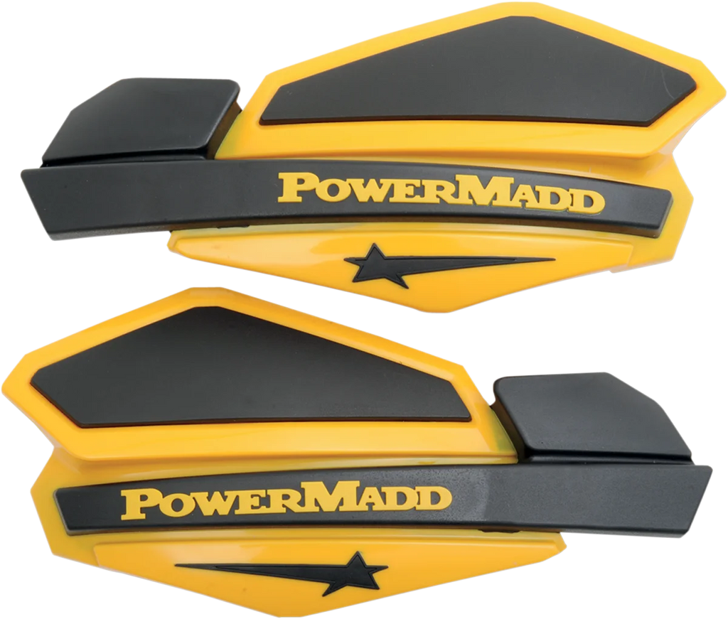 Powermadd Handguards - Yellow/Black - Main Product View