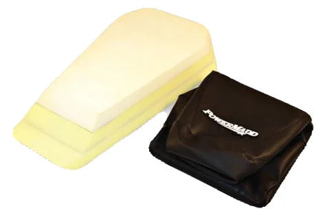 Powermadd High Rise Seat Cover Kit - 3" - Gripper - Black 52010